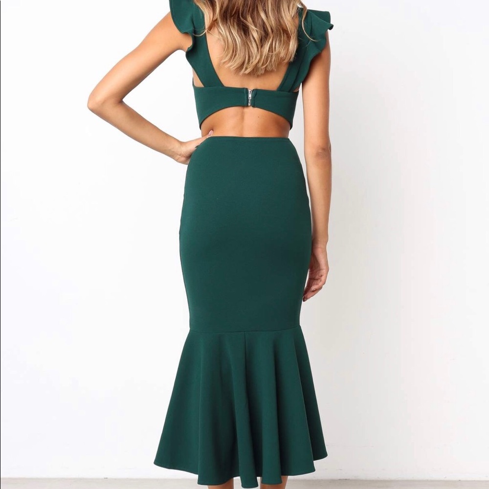 Emerald Green Cocktail Dress